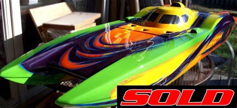 How Do You Like The Custom Bonzi Paint Job On This Expresscraft We Did Gas Rc Boats Boat