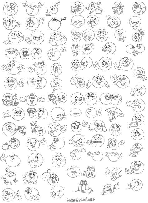 Beau De Coloriage Smiley A Imprimer Galerie Coloriage Emoji Images