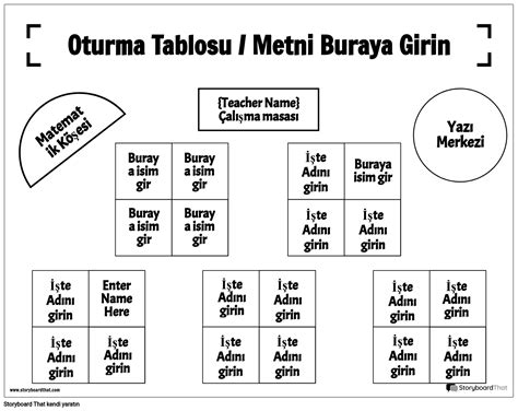 Oturma Tablosu Storyboard By Tr Examples