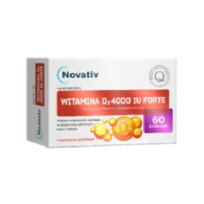 Novativ Witamina D3 4000 IU Forte kapsułki 60 szt