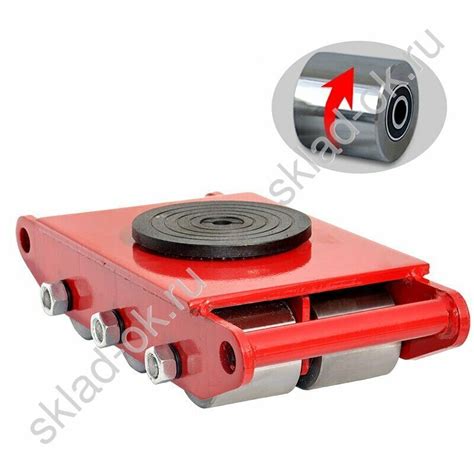 Транспортная роликовая платформа с поворотным диском CТA6 г/п 8т.