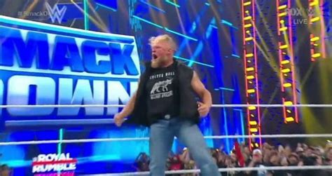 WWE SmackDown: Brock Lesnar makes surprise appearance on SmackDown and ...