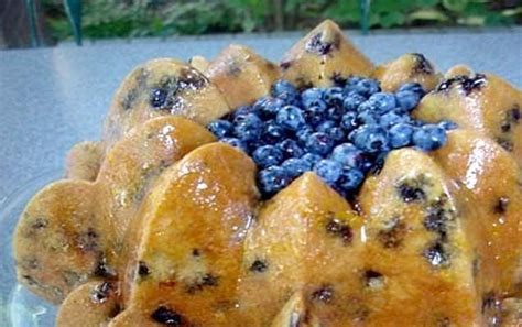 G Teau Bundt Aux Bleuets Sauvages Food Desserts Pound Cake