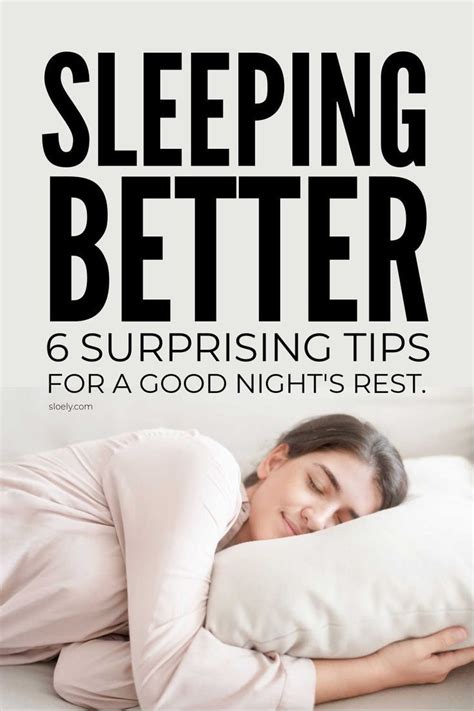 Sleep Better Tips Artofit