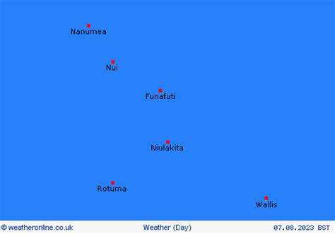 Overview Tuvalu Forecast Maps Weather Forecast