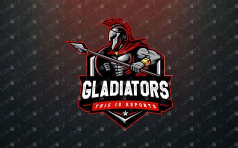 Gladiator Mascot Logo Gladiator Esports Logo For Sale Lobotz Ltd