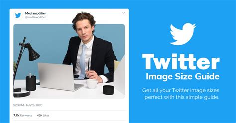 The Best Twitter Image Size for Tweets and Ads in 2024 | Mediamodifier