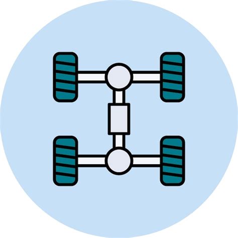 Imagen Vectorial Del Icono Del Chasis Se Puede Utilizar Para La