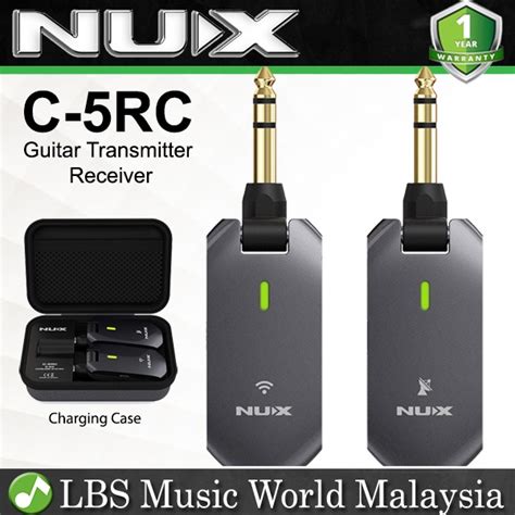 Nux C Rc Ghz Guitar Wireless System Transmitter And Receiver With