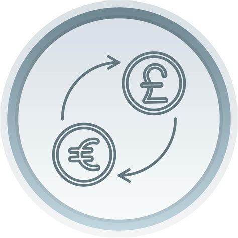 currency exchange linear button icon  vector art  vecteezy