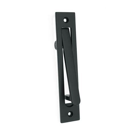 6 14 In Solid Brass Matte Black Edge Pull 14010 019 The Home Depot