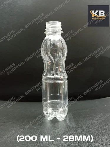 PET SODA BOTTLE AND JUICE BOTTLE 200ML 28MM At Rs 2 00 Piece In