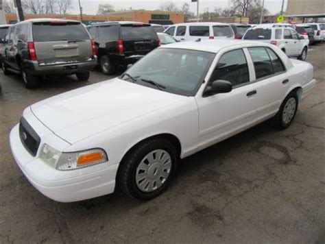 2009 Ford Crown Victoria P71 Police Interceptor 39639 Miles White Sedan