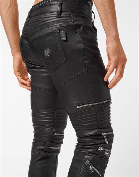 Dedicate Backward Probably Leather Trousers Biker Montgomery Asia Combat