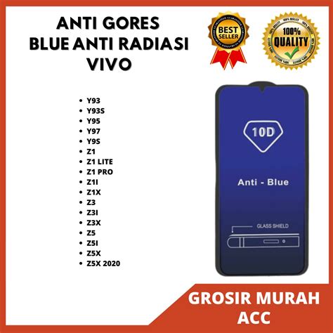 Tempered Glass Anti Blue Anti Radiasi VIVO Y93 Y93S Y95 Y97 Y9S Z1 Z1