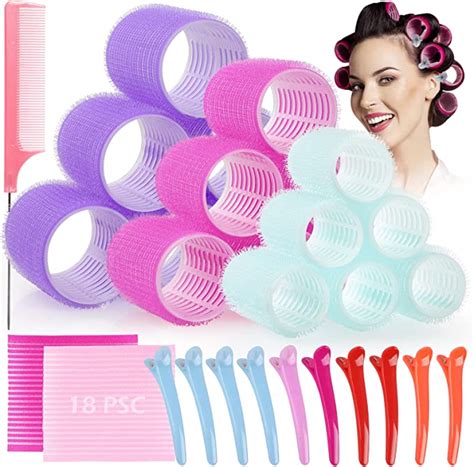 GeeRic Hair Curlers Rollers Set 33Pcs Self Grip Hair Roller Set