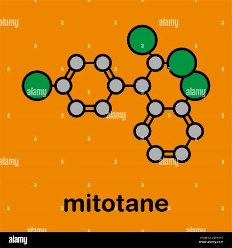 Mol Cula De Medicamento Para El C Ncer De Mitotano Ilustraci N