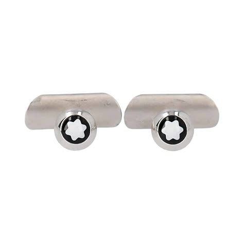 Montblanc Silver Star Tube Cufflinks Luxity