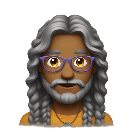 Hippie In Space Ai Emoji Generator