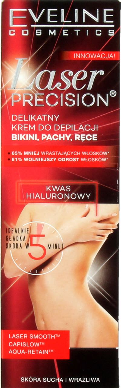 Eveline Cosmetics Laser Precision Krem Do Depilacji Bikini Pach I Rąk Delikatny 125 Ml