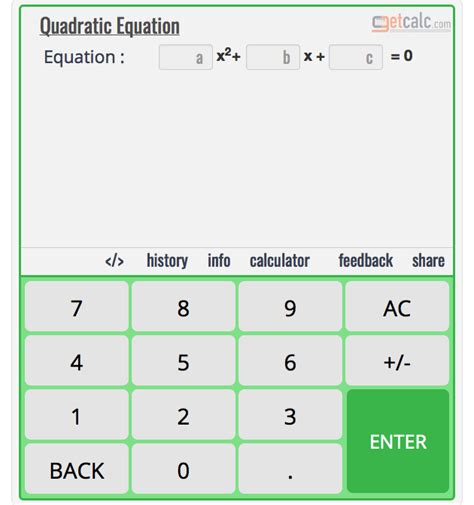 Roots for Quadratic Equation x² - x - 1 = 0?