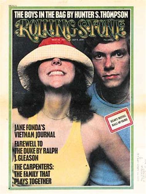 Annie Leibovitz 3 25 Rs164 Karen And Richard Carpenter July 4 1974