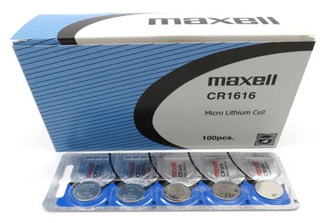 PILAS MAXELL CR1616 Colbateries S A