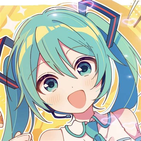 Wonderlands X Showtime Matching Icons Miku Hatsune Chibi Hatsune