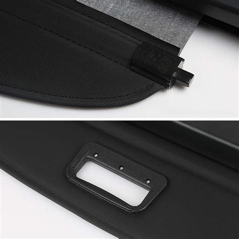 Orealtool Black Retractable Cargo Cover Luggage Shade Shield For