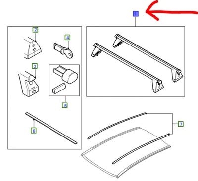 RELINGI DACHOWE FORD FOCUS MK2 LIFT KOMBI 12219088000 Oficjalne