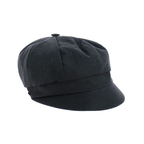 Casquette Gavroche Neaux Noire Coton Traclet Reference 9335