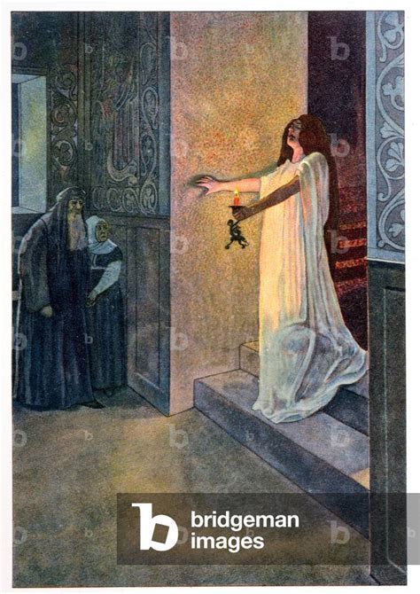 Image of Lady Macbeth Sleepwalking, illustration from 'Macbeth' by ...