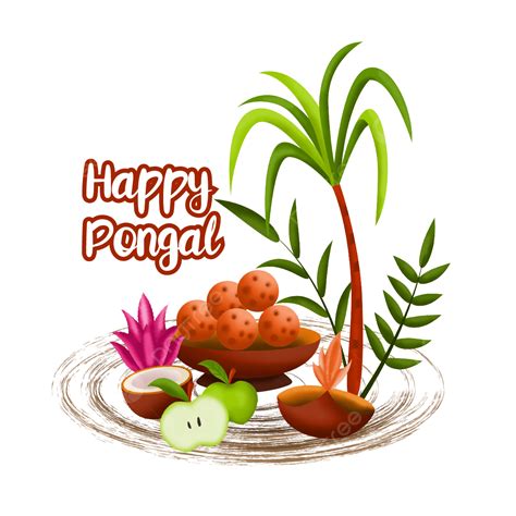 Pongal Festival Clipart Png Images Indian Harvest Fruit Festival