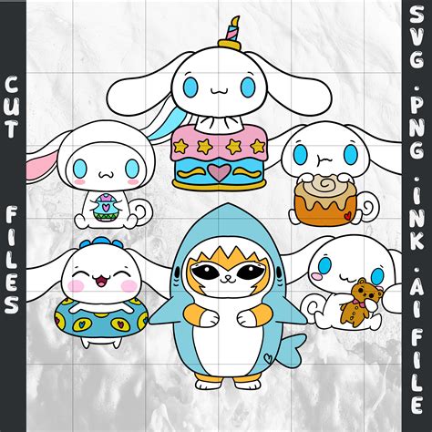 Cinnamoroll Hugging a Teddy Bear,Easter Bunny,Shark Kitty,SV | Inspire