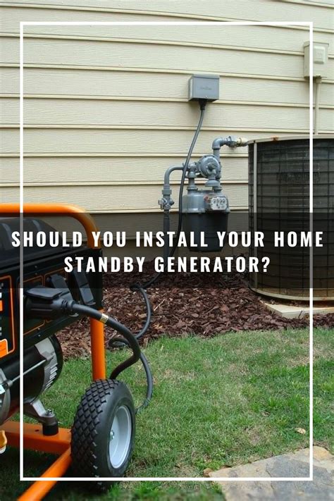 Should You Install Your Home Standby Generator? - Bluehomediy