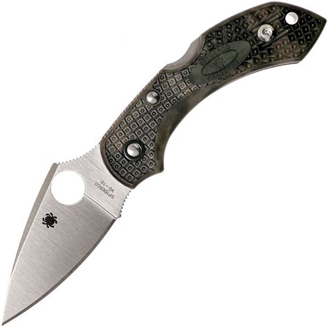 Купить складной нож Dragonfly 2 ZOME GREEN Spyderco 28ZFPGR2, сталь VG ...