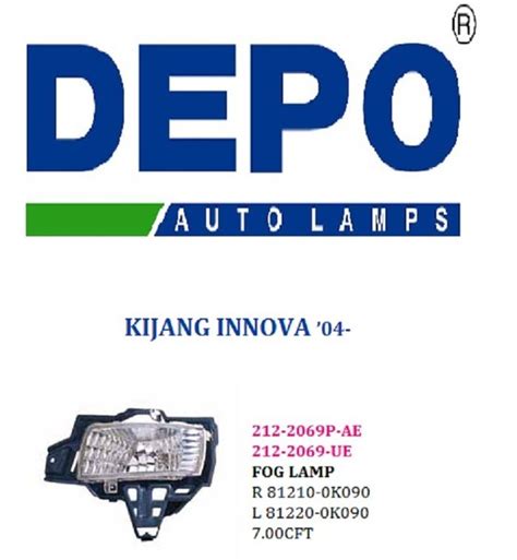 Jual Fog Lamp Kijang Innova Set Di Lapak Spare Parts Mobil