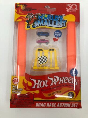 Worlds Smallest Hot Wheels DRAG RACE Small Damage To Box 854941007051 EBay