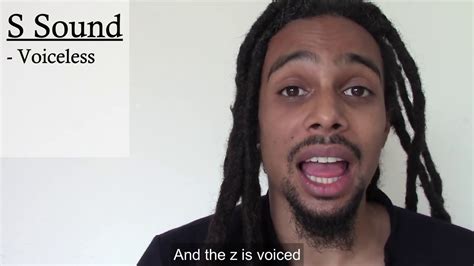 American Pronunciation S Vs Z Voiced Voiceless Sounds Youtube