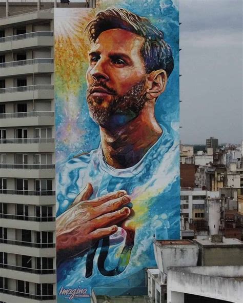 La Ciudad De Buenos Aires Tiene Un Nuevo Mural De Messi Billiken