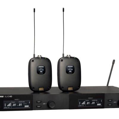 Shure SLXD14D Dual Channel Digital Wireless Guitar System Reverb