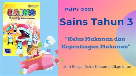 Kepentingan Kelas Makanan Sains Tahun 3 Latihan Kelas Makanan Anja Hartmann