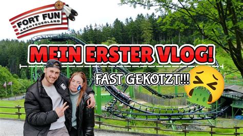 Fort Fun Abenteuerland Fast Gekotzt Vlog Youtube