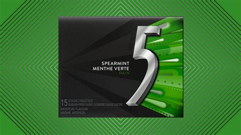 Gum Spearmint Sugar Free Chewing Gum