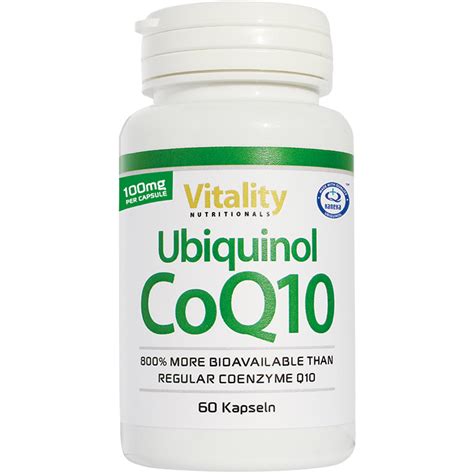 Ubiquinol CoQ10 100mg Coenzyme Q10 Supplement