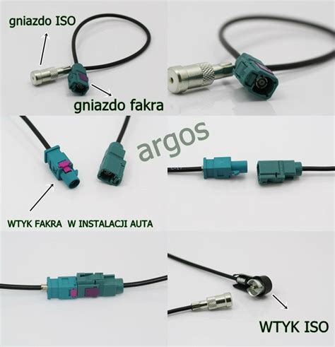 Adapter Antenowy Fakra Gniazdo Iso Gn Vw Skoda W Gda Sk Allegro Pl