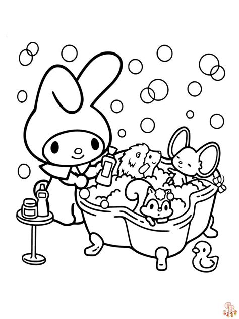 Top My Melody Coloring Pages for kids - GBcoloring