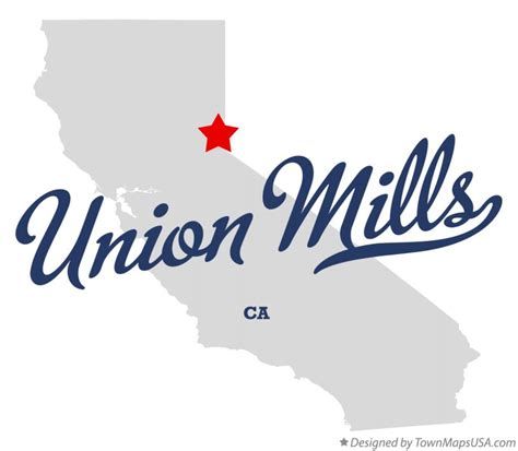 Map Of Union Mills Ca California