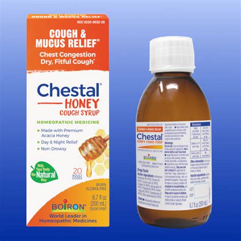 Boiron Chestal Cough And Chest Congestion Homeopathic Syrup 67 Fl Oz