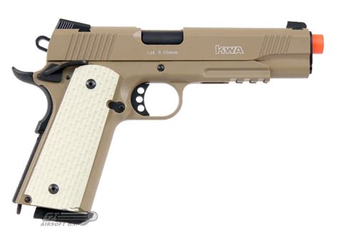 KWA M1911 Mark II PTP GBB Airsoft Pistol Tan